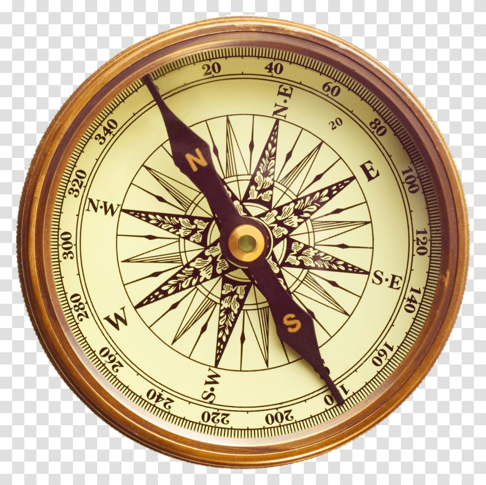 Wooden Compass Early Magnetic Compass, Clock Tower, Architecture, Building Transparent Png
