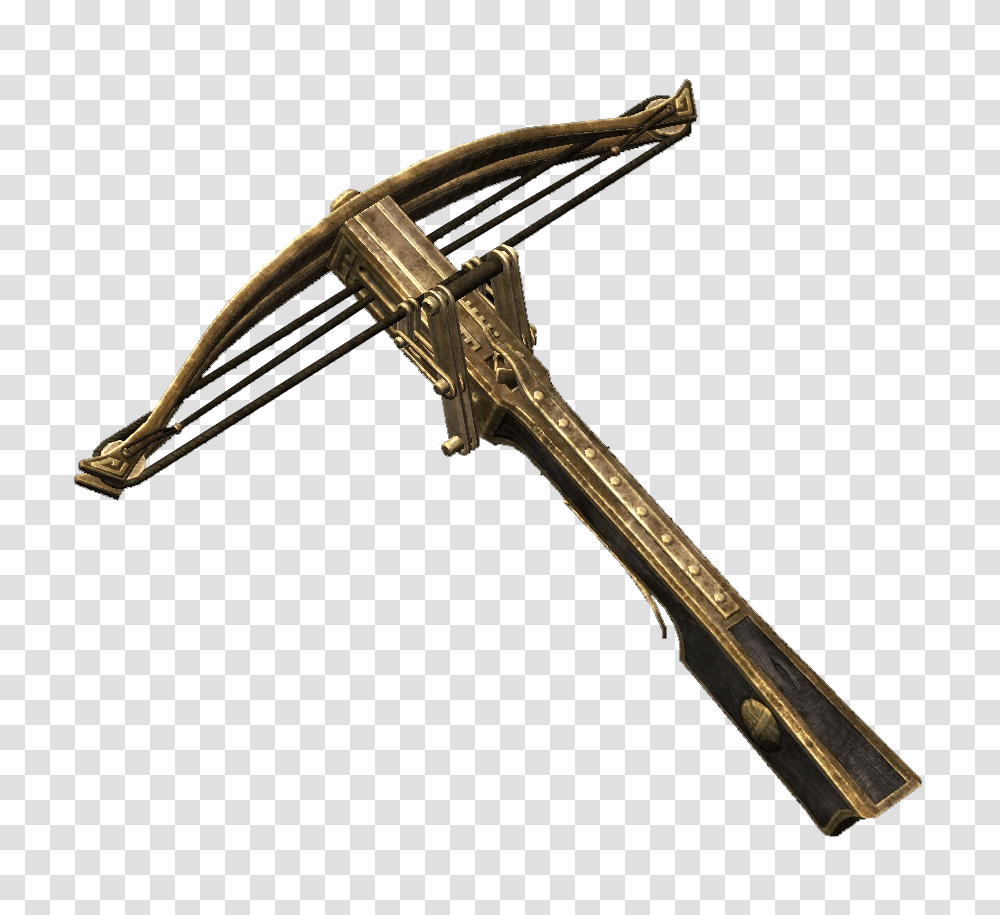 Wooden Crossbow, Arrow, Rake, Weapon Transparent Png