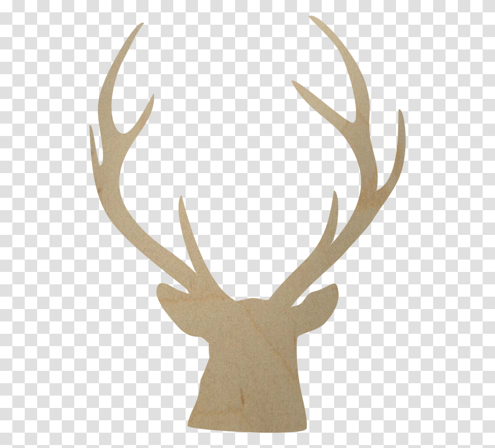 Wooden Deer Antler Shape Deer Antler Cut Out Transparent Png