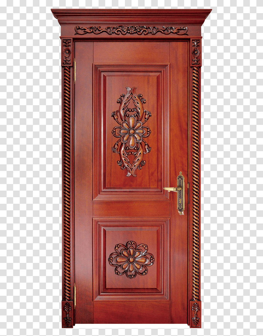 Wooden Door W4006 Home Door Home Door Transparent Png