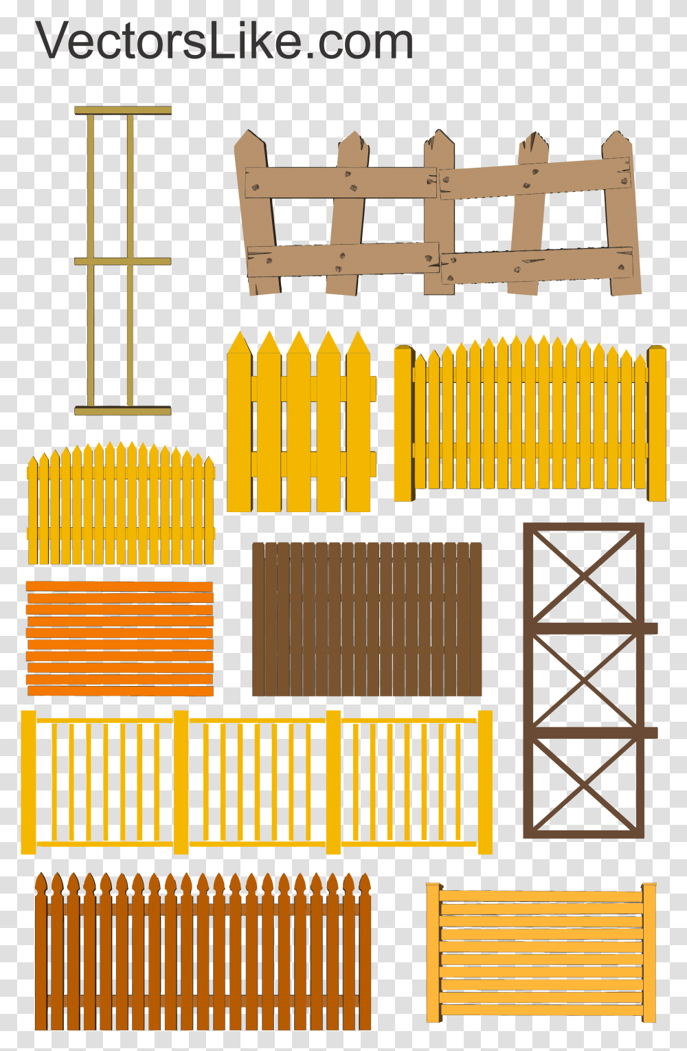Wooden Fence Vector Free Vectors Like, Electronic Chip, Hardware, Electronics Transparent Png
