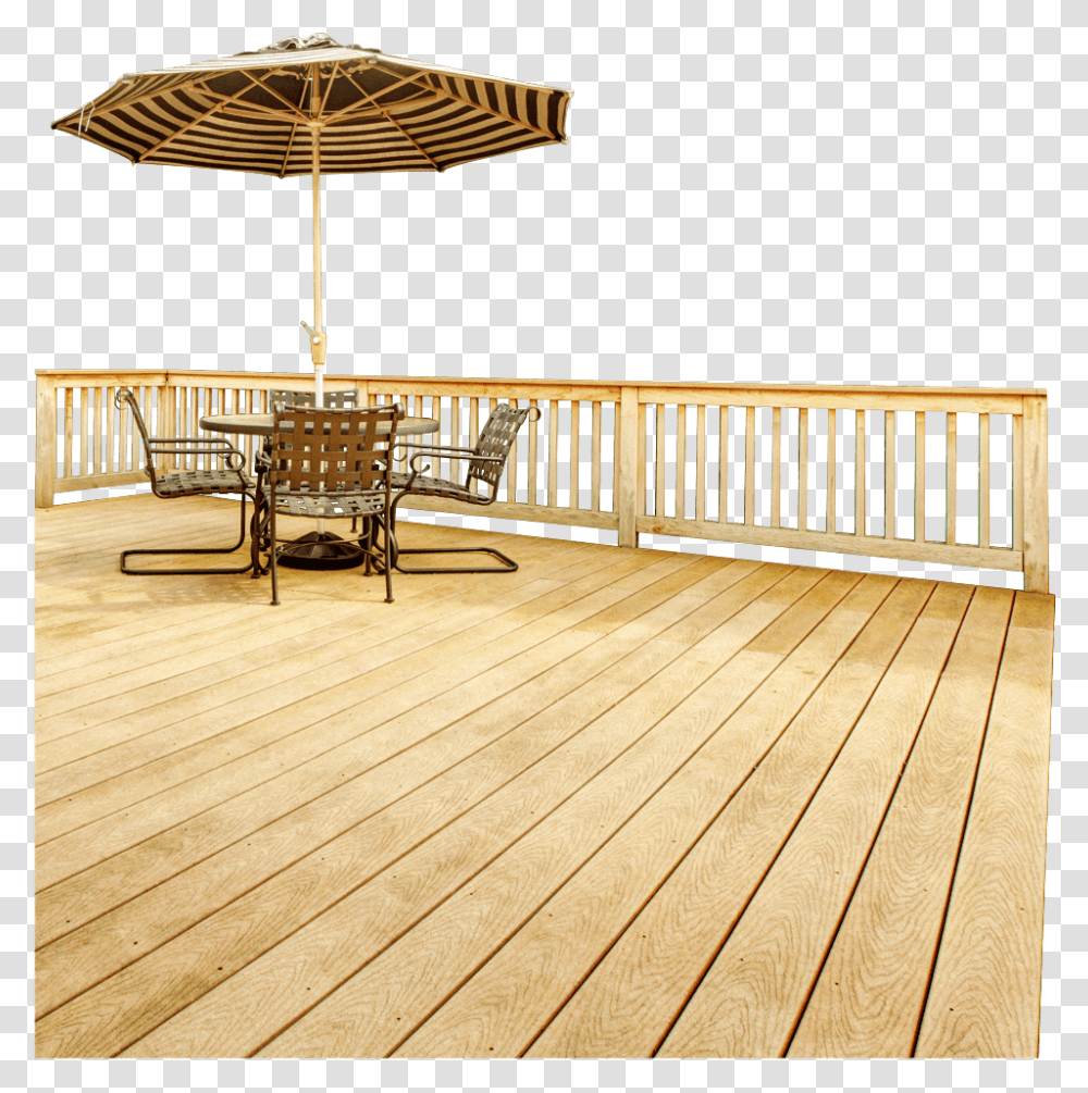 Wooden Floor, Deck, Porch, Flooring, Chair Transparent Png