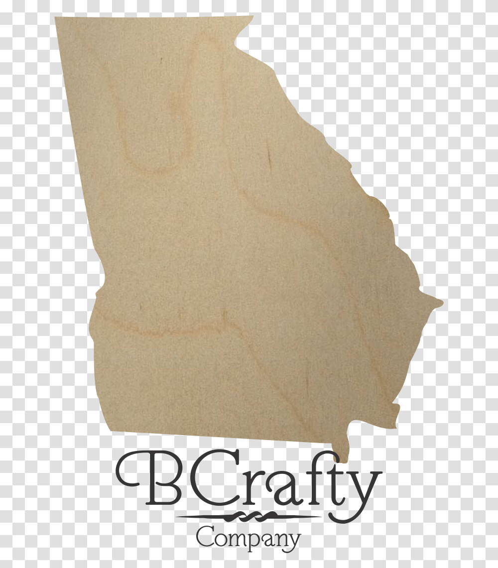 Wooden Georgia State Shape Cutout Gafollowers, Paper, Rock, Scroll, Leaf Transparent Png