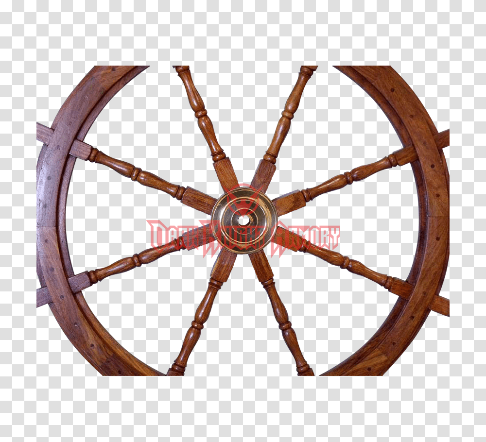 Wooden Inch Ship Wheel, Bow, Machine, Steering Wheel Transparent Png