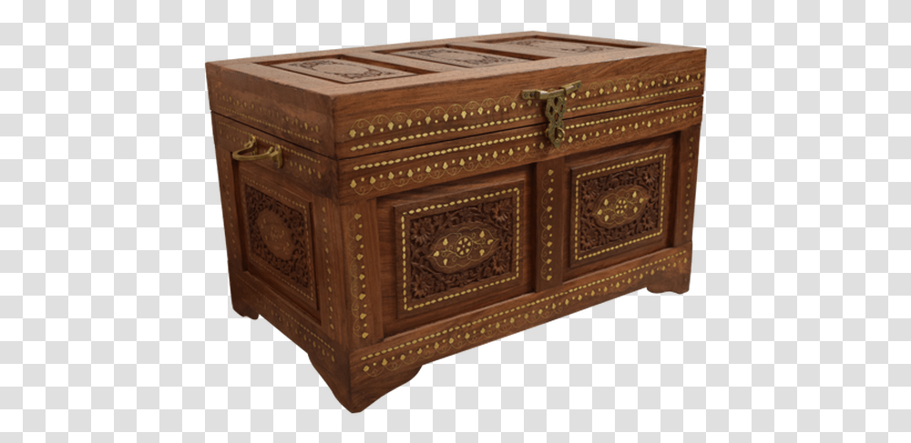 Wooden Jewellery Box Table, Furniture, Treasure, Sideboard Transparent Png