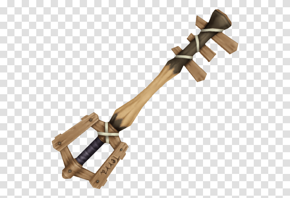 Wooden Keyblade Khbbs Birth By Sleep Wooden Keyblade, Sword, Weapon, Weaponry, Spear Transparent Png