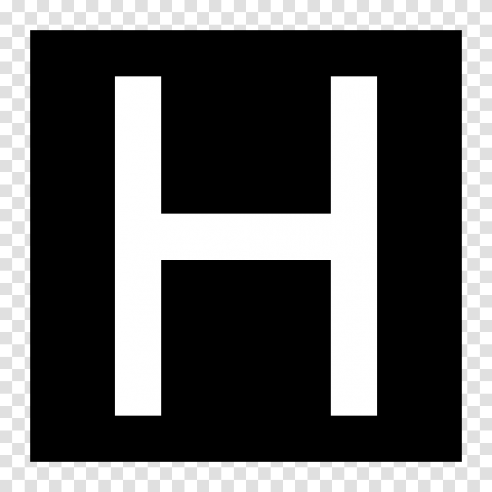 Wooden Letter H Black In Letter H, Silhouette, Alphabet Transparent Png