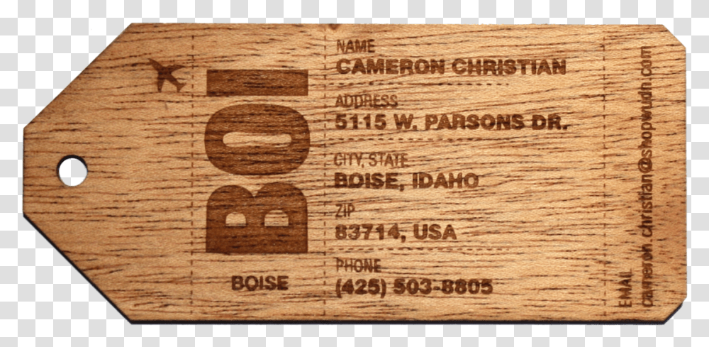 Wooden Luggage Tags, Rug, Plywood, Label Transparent Png