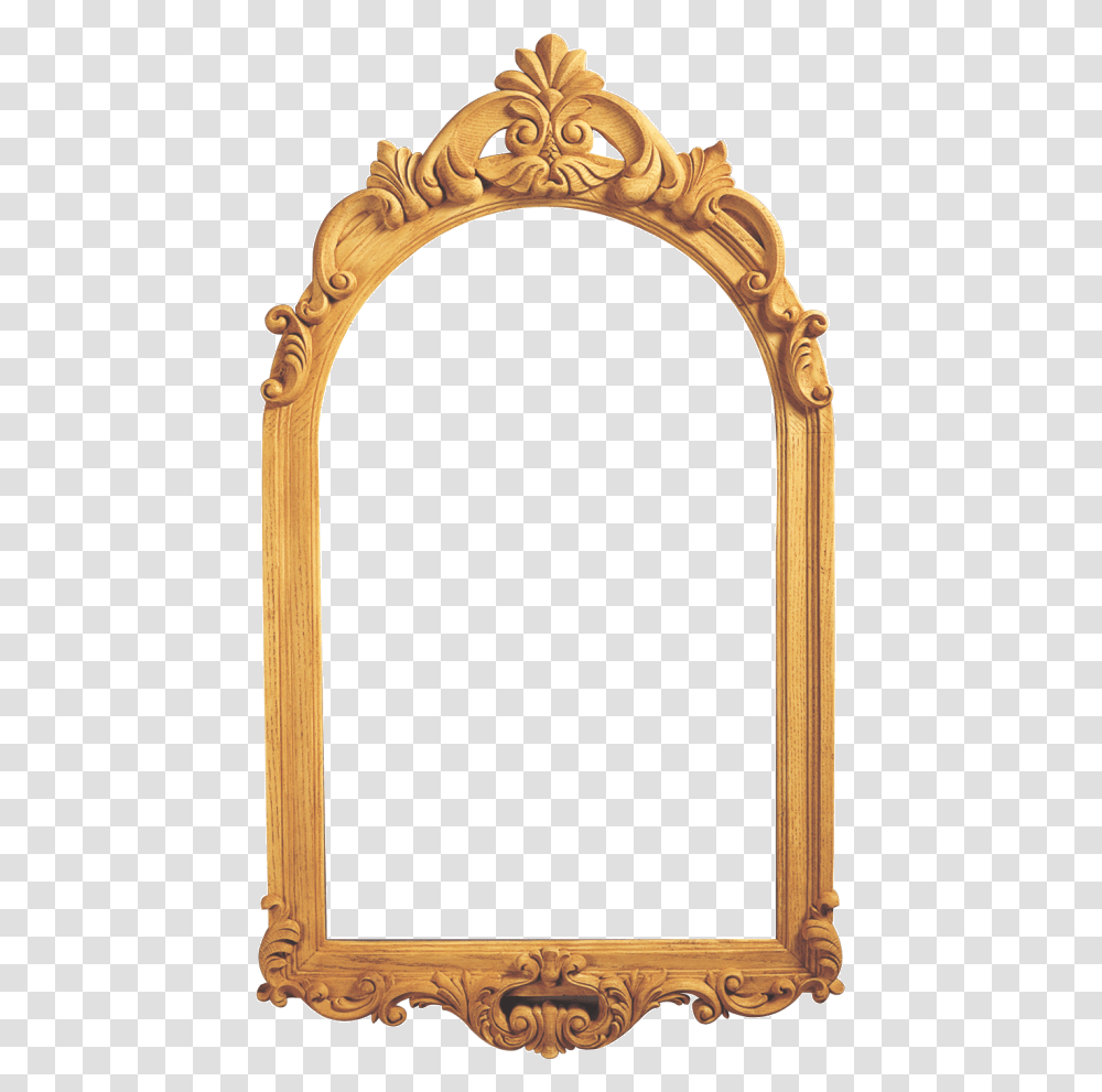 Wooden Mirror Frame, Architecture, Building, Arched, Gate Transparent Png