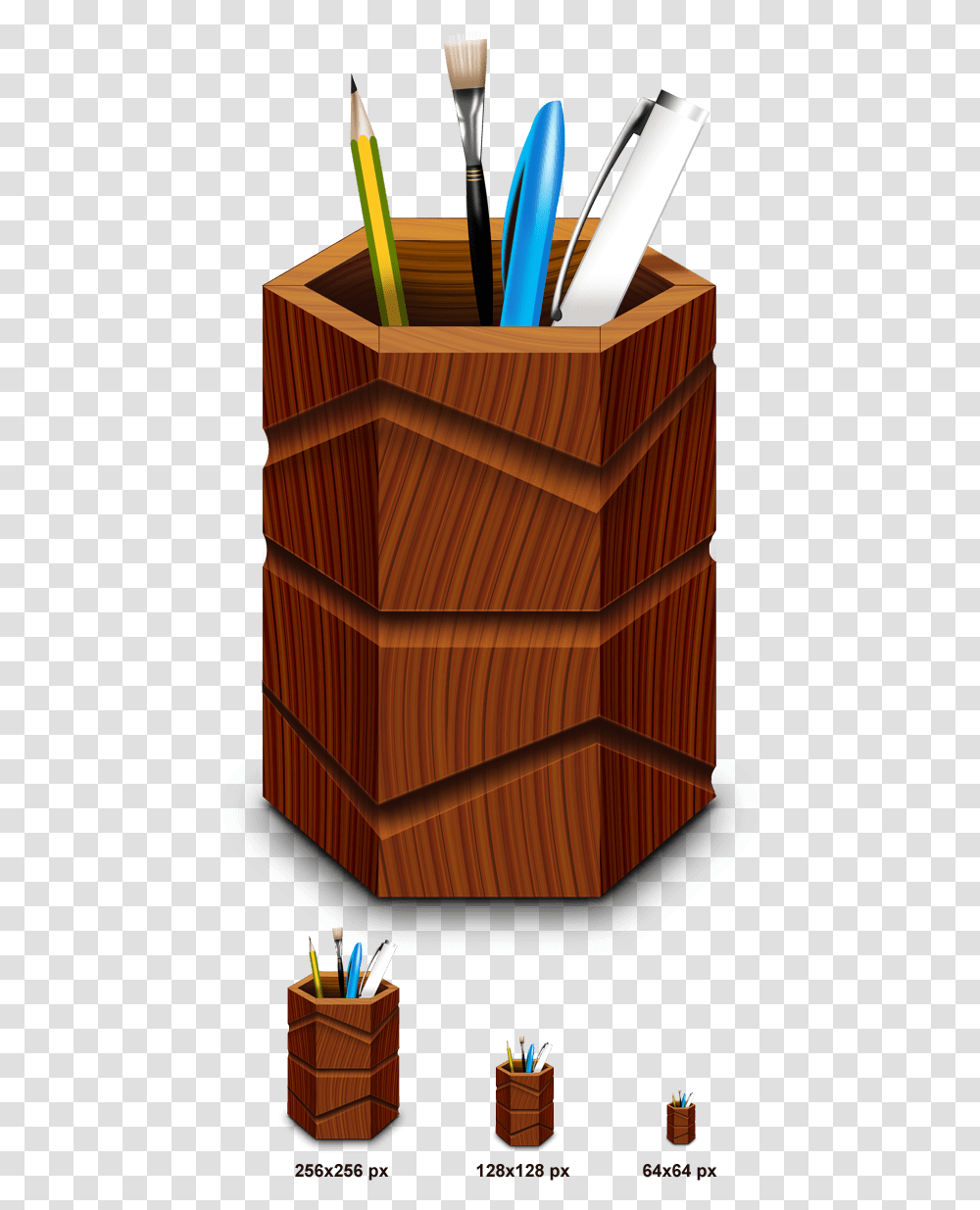 Wooden Pen Stand, Plywood, Barrel, Keg, Hardwood Transparent Png
