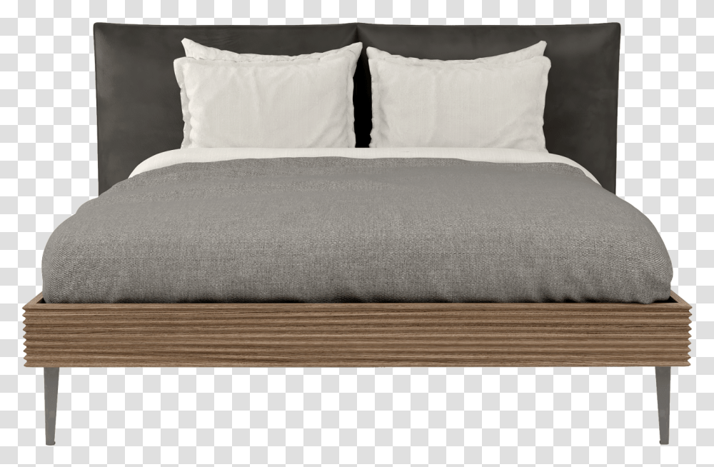 Wooden Queen Bed Full Size, Home Decor, Furniture, Linen, Pillow Transparent Png