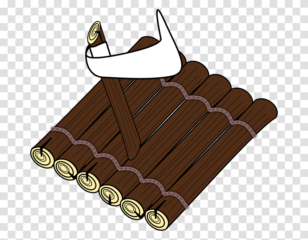Wooden Raft Clipart Free Wooden Raft Clipart, Apparel, Weapon, Weaponry Transparent Png