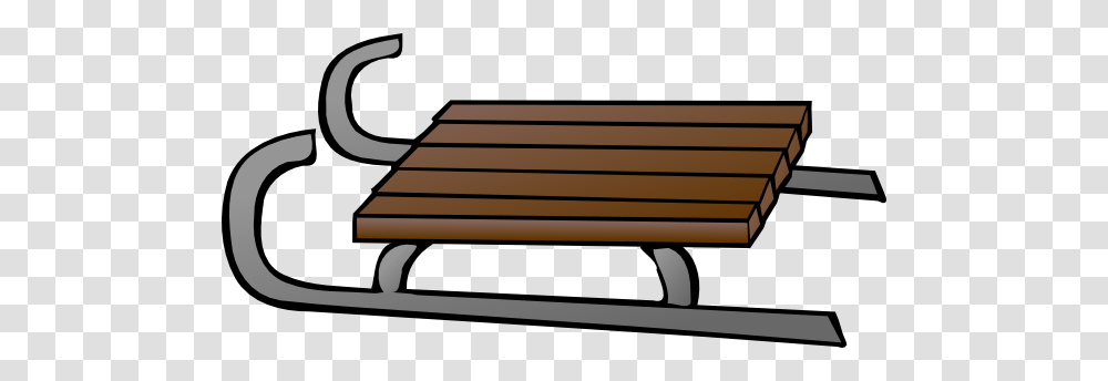 Wooden Sled Clipart, Furniture, Bench, Table Transparent Png