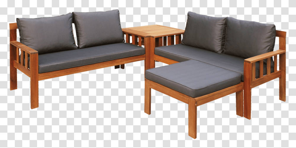 Wooden Sofa Set, Furniture, Chair, Table, Coffee Table Transparent Png