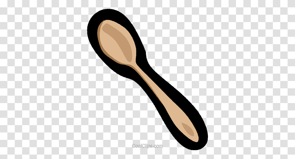 Wooden Spoon Royalty Free Vector Clip Art Illustration, Cutlery Transparent Png