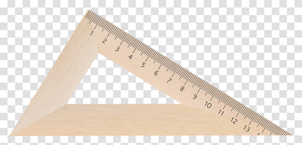 Wooden Square Clipart Image Ruler Square, Plot, Diagram, Measurements, Triangle Transparent Png
