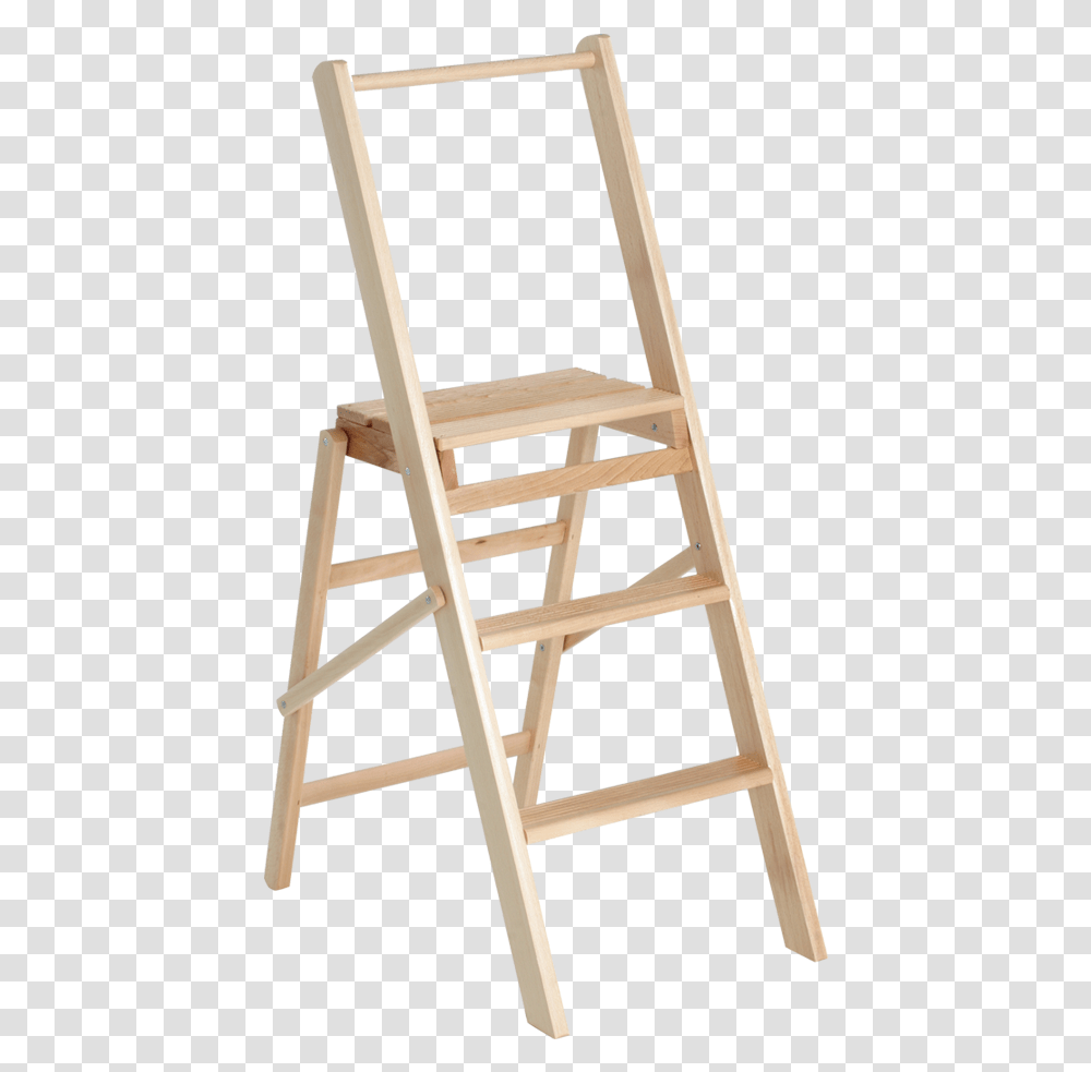 Wooden Step Ladder, Chair, Furniture, Stand, Shop Transparent Png