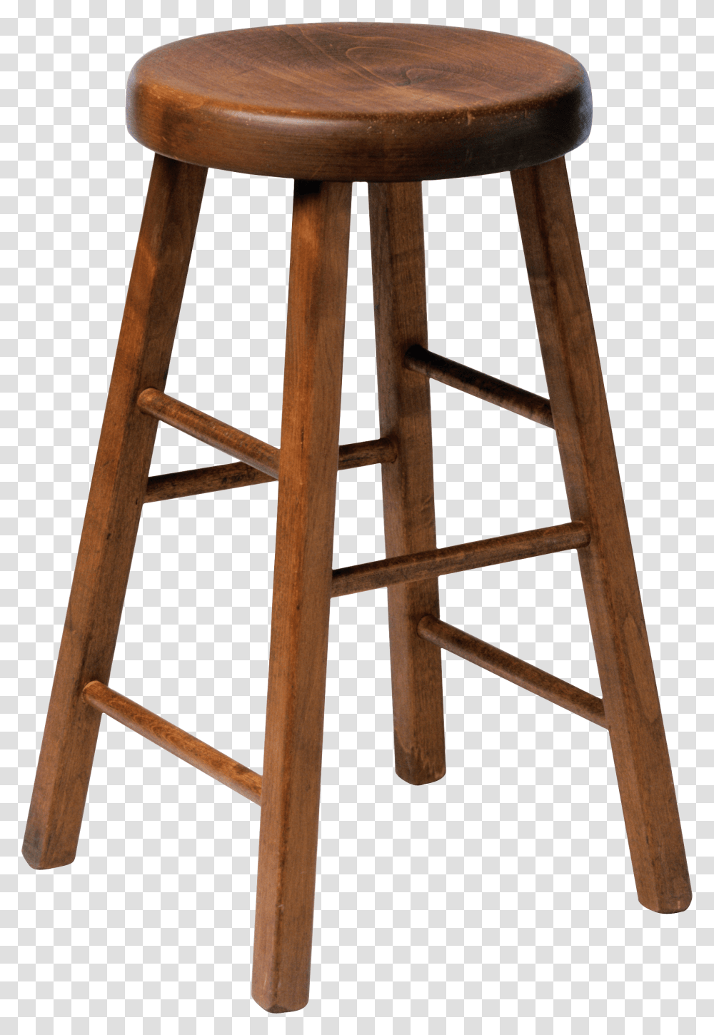 Wooden Stool Chair, Furniture, Bar Stool, Cross Transparent Png