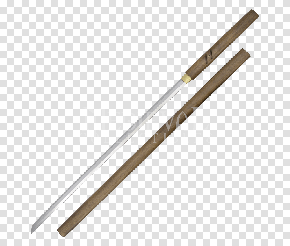 Wooden Sword Download Shikomizue Katana, Stick, Weapon, Weaponry, Oars Transparent Png