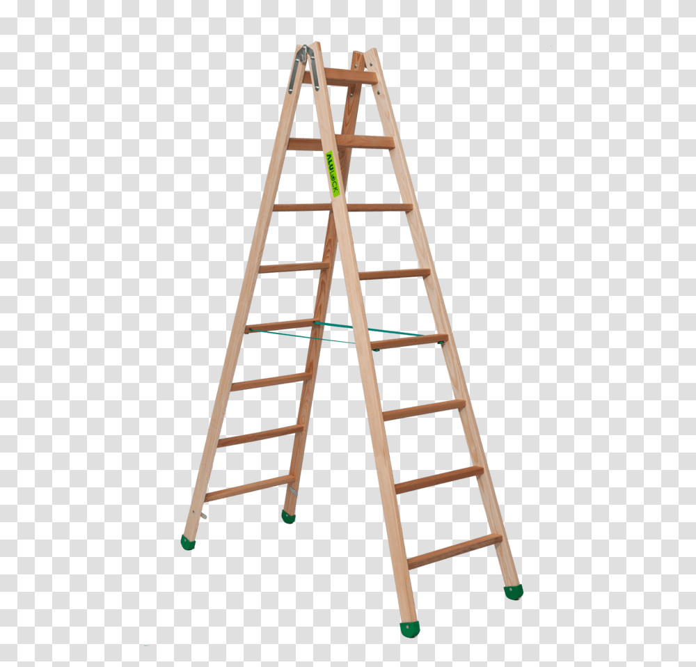 Wooden Trestle Ladder 2 X 8 Steps Super Proff Double Sided Wooden Step Ladder, Furniture, Bar Stool, Chair, Tabletop Transparent Png