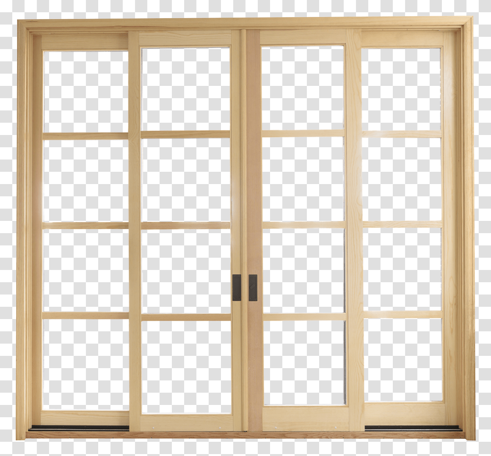 Wooden Window Frame Glass Wood Sliding Doors, Picture Window, French Door Transparent Png