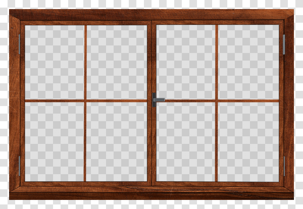 Wooden Window Frame Image, Door, Picture Window, Hardwood, Sliding Door Transparent Png