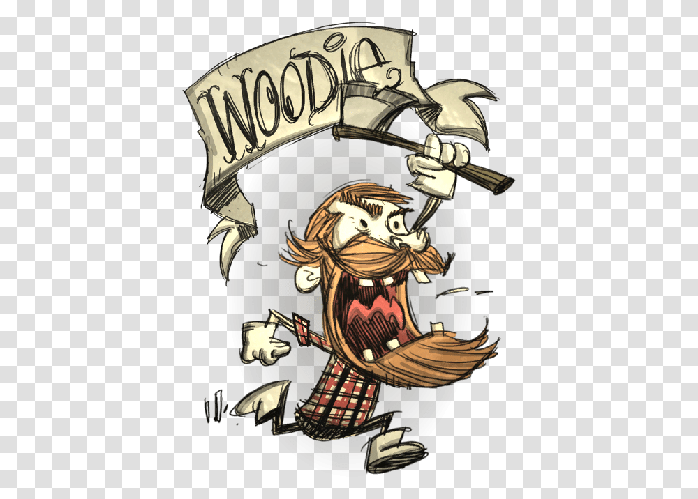 Woodie Don't Starve Characters Woodie, Pirate, Samurai Transparent Png