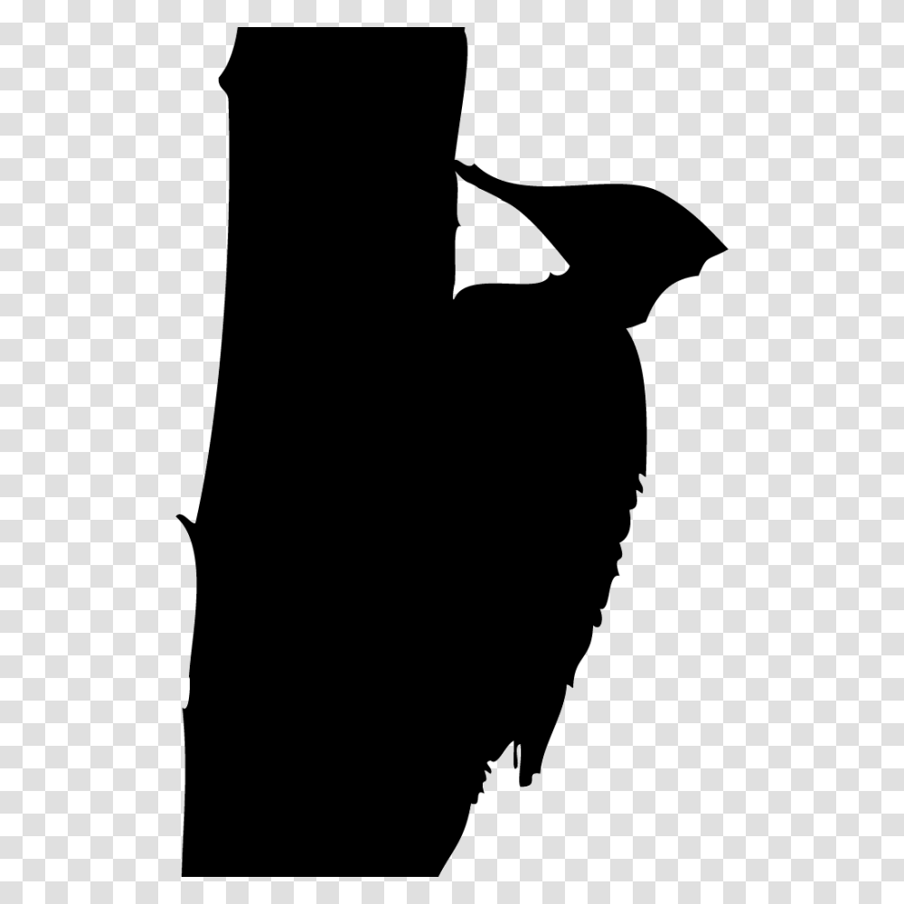 Woodpecker, Animals, Silhouette, Stencil, Person Transparent Png
