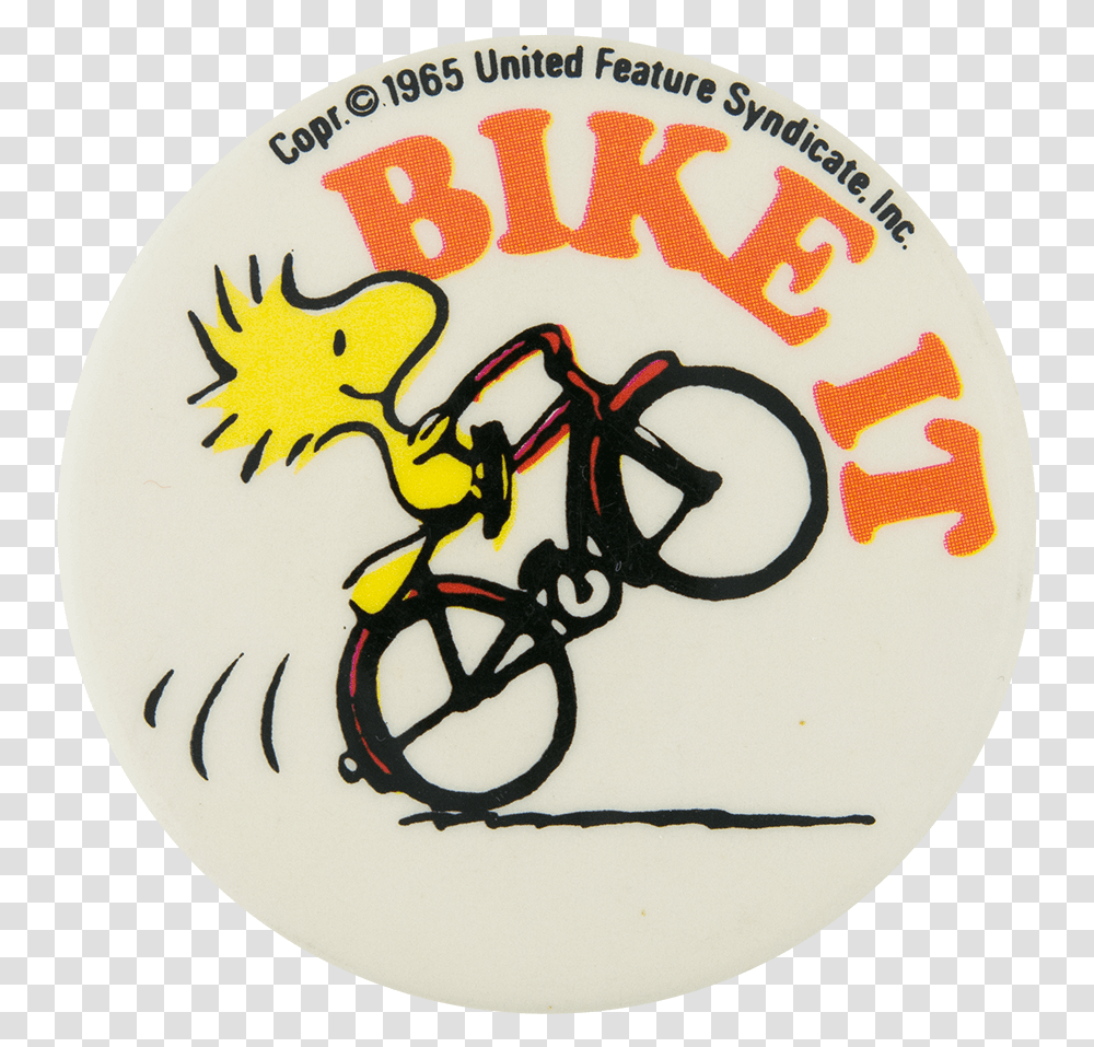Woodstock Bike It Entertainment Button Museum Riding Into The Weekend, Label, Logo Transparent Png