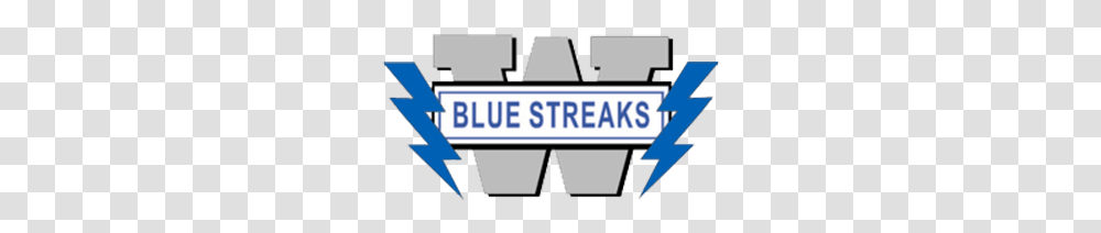 Woodstock Blue Streaks, Word, Logo Transparent Png