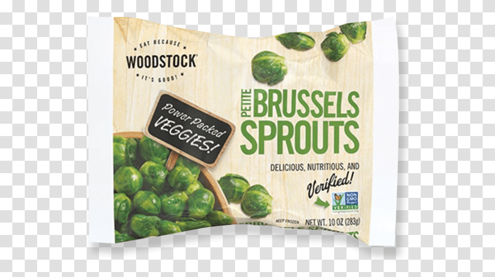 Woodstock Frozen Petite Brussel Sprouts 10 Oz, Plant, Vegetable, Food, Flyer Transparent Png