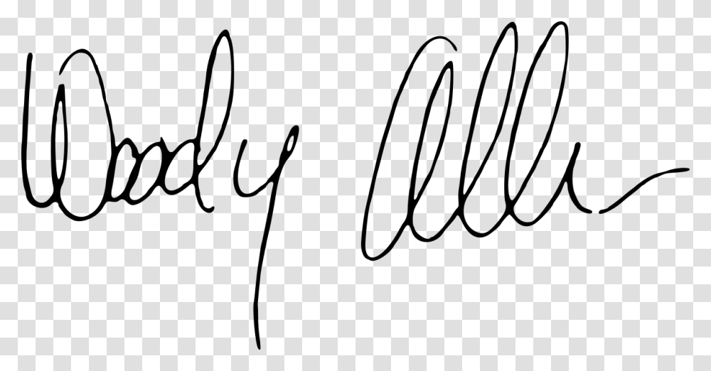 Woody Allen Signature, Gray, World Of Warcraft Transparent Png