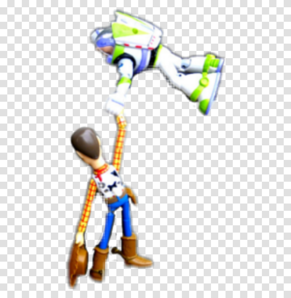 Woody Buzz Hanging Toystory Woody And Buzz Hanging, Person, Human, Leisure Activities, Figurine Transparent Png