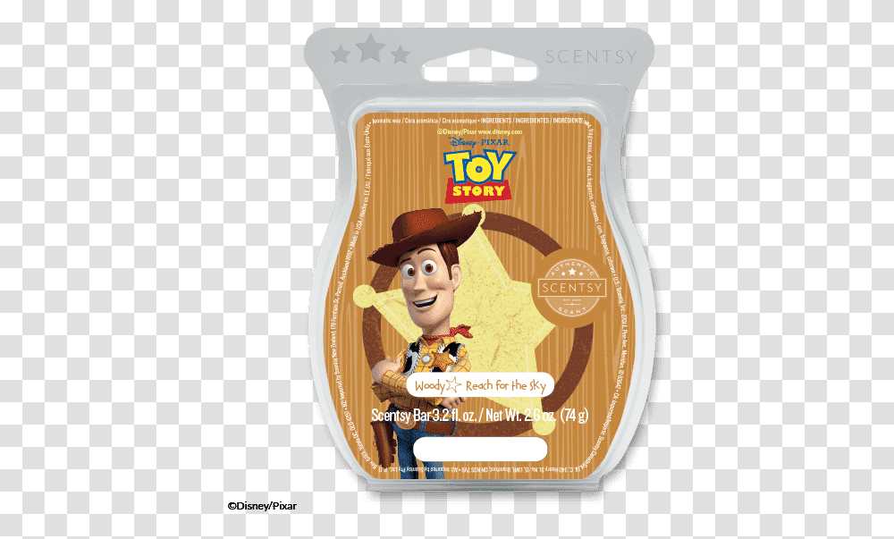 Woody Reach For The Sky Scentsy Bar Scentsy Club Silver Bells Scentsy Bar, Label, Hat, Person Transparent Png