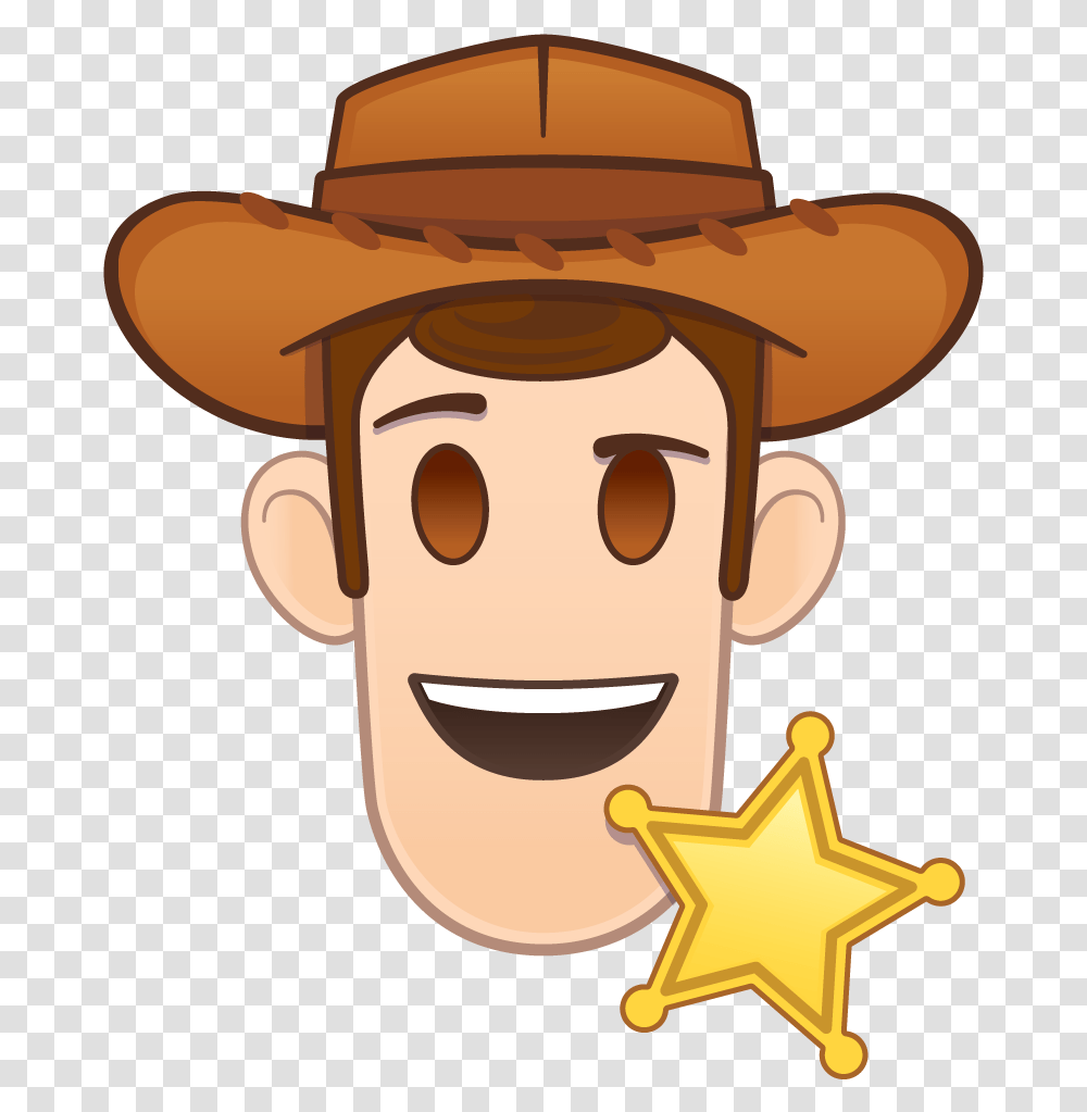 Woody Toy Story Emoji, Apparel, Cowboy Hat Transparent Png