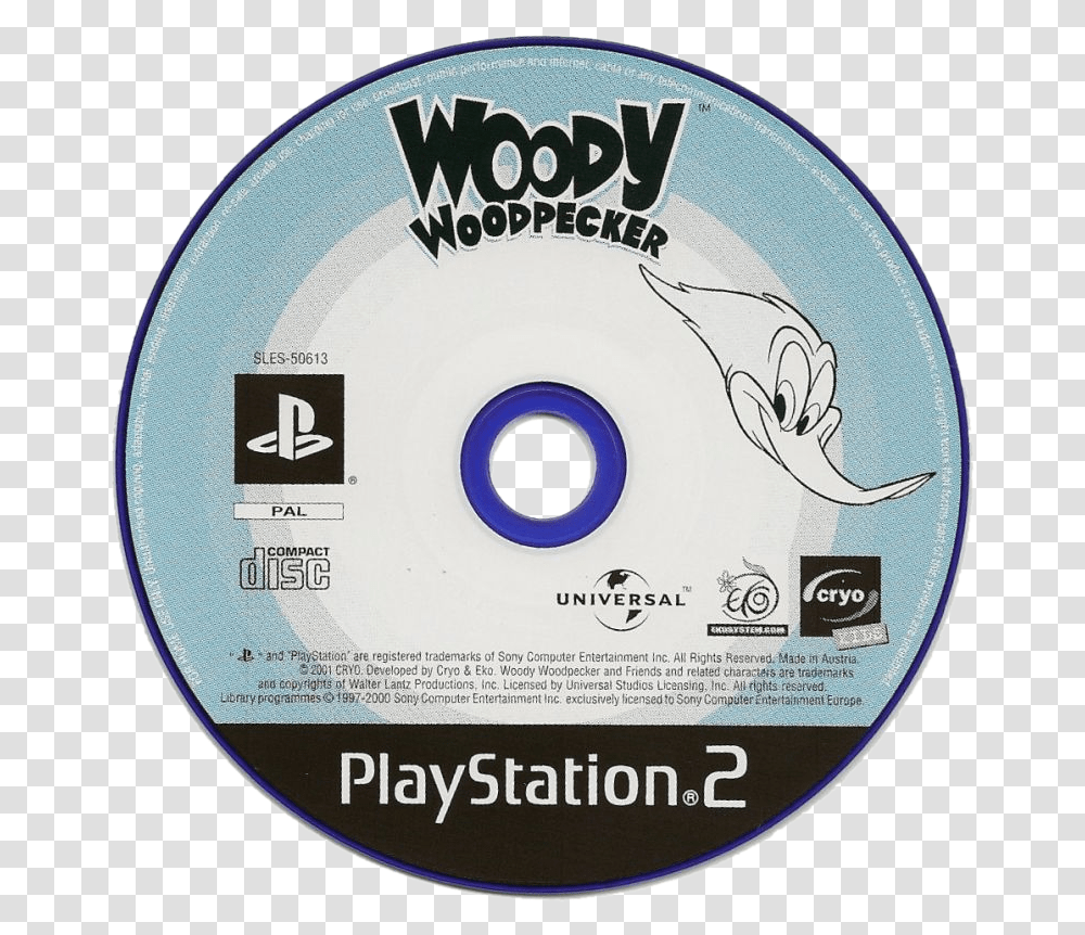 Woody Woodpecker Escape From Buzz Buzzard Park, Disk, Dvd Transparent Png