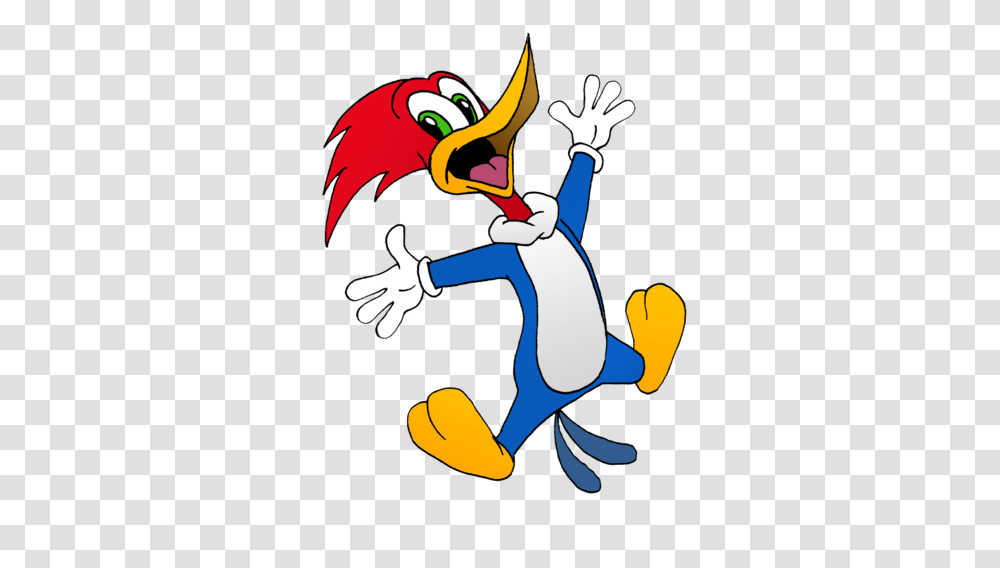 Woody Woodpecker Jumping, Dragon, Hand Transparent Png