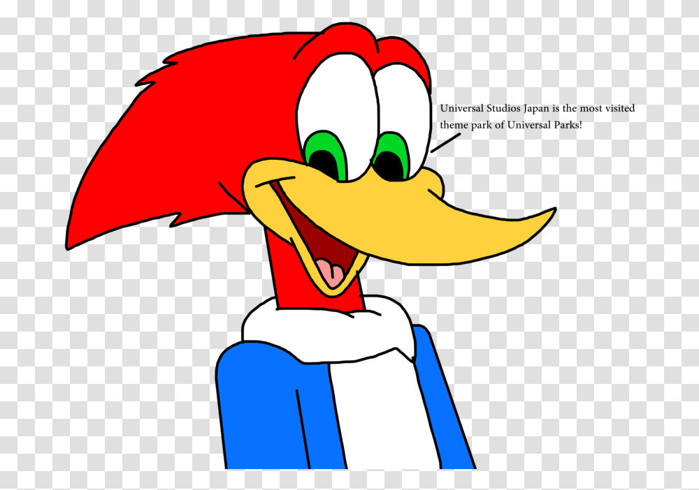 Woody Woodpecker Talks About Usj By Marcospower1996 Wood Pecker Pictures The Movie, Costume, Face Transparent Png