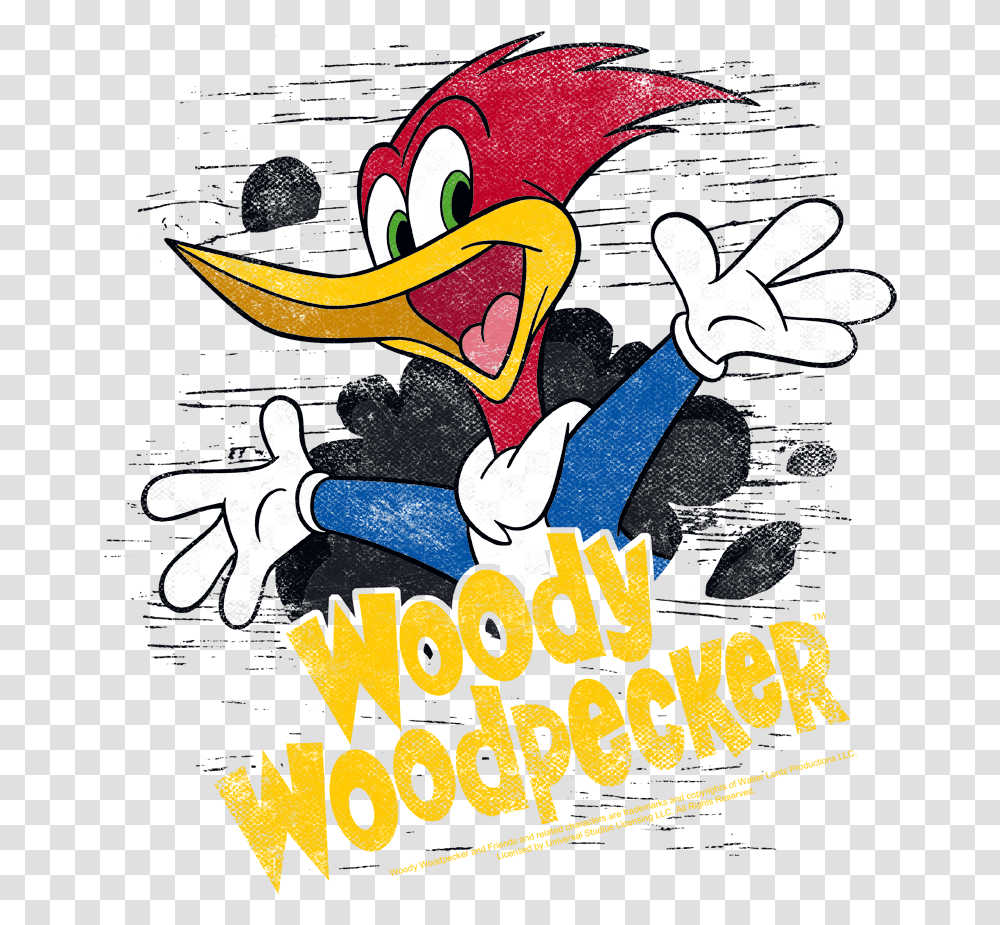 Woody Woodpecker Through The Tree Youth Woody The Woodpecker, Advertisement, Poster, Flyer, Paper Transparent Png