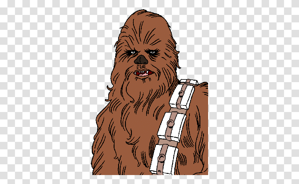 Wookie Chewbacca Clipart Characters Star Wars Clipart, Leisure Activities, Musical Instrument, Bagpipe, Person Transparent Png