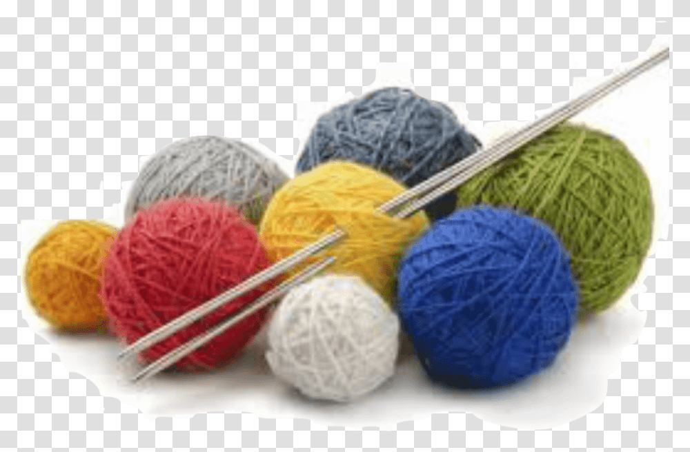 Wool And Knitting Needles, Yarn Transparent Png