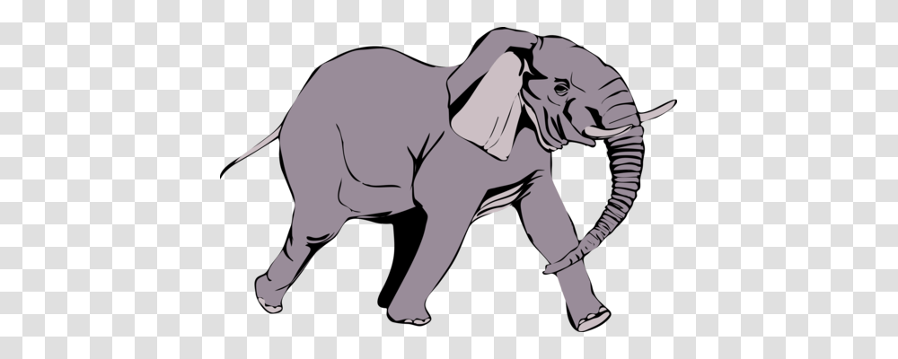 Woolly Mammoth Elephants Indian Elephant Mammal Cartoon Free, Wildlife, Animal Transparent Png