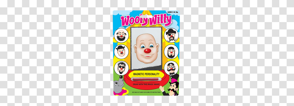 Wooly Willy Playmonster, Label, Person, Flyer Transparent Png