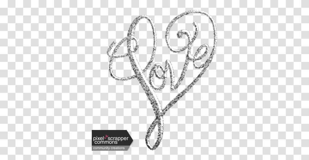 Word Art Love Silver Glitter Graphic By Kayl Turesson Art With Silver Glitter, Jewelry, Accessories, Accessory, Rug Transparent Png