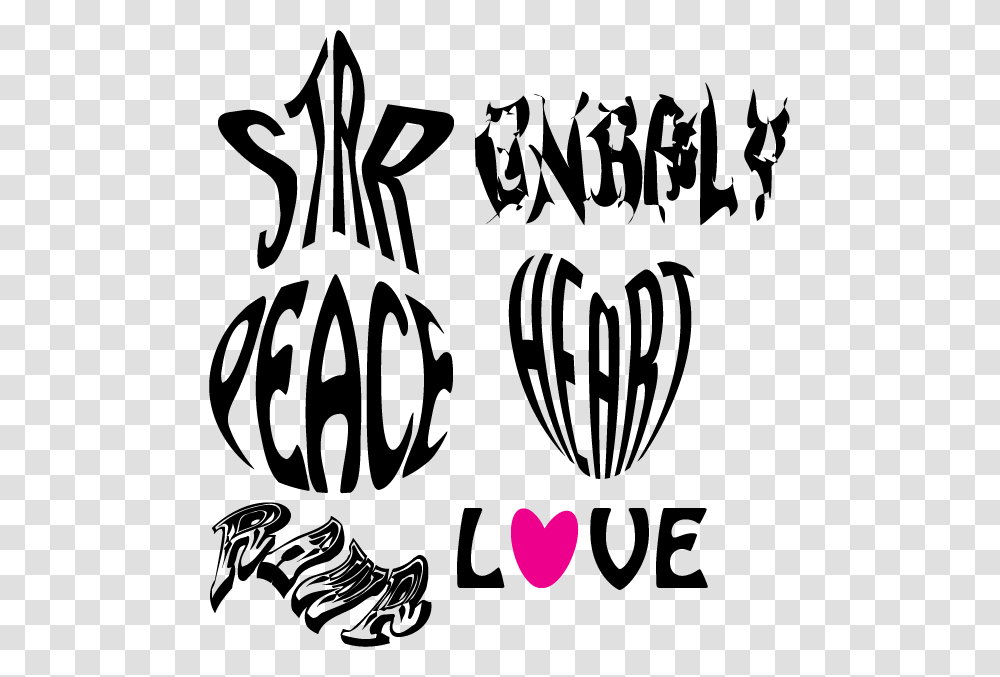 Word Art Word Art Word Art Fonts And Graphics, Stencil, Label Transparent Png