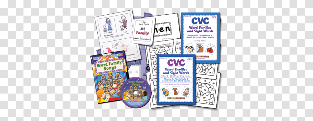 Word Family Songs Animated Dvd Clip Art, Flyer, Poster, Paper, Advertisement Transparent Png