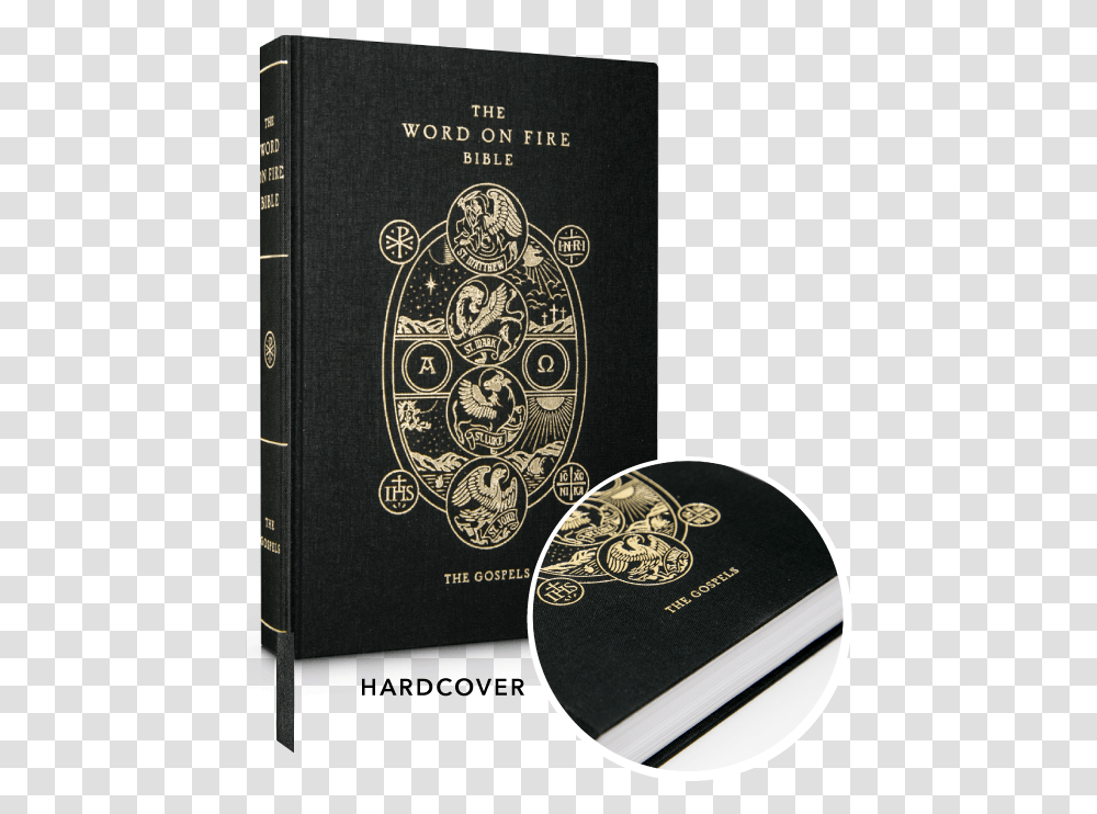 Word Hardcover Word On Fire Bible Hardcover, Text, Book, Passport, Id Cards Transparent Png
