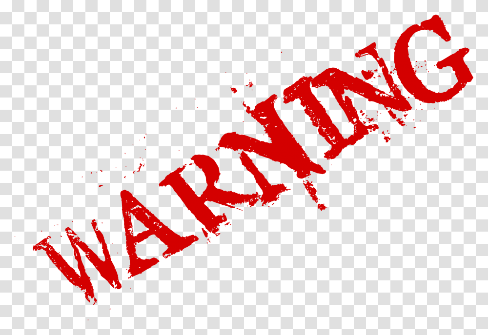 Word Warning Sign, Calligraphy, Handwriting Transparent Png