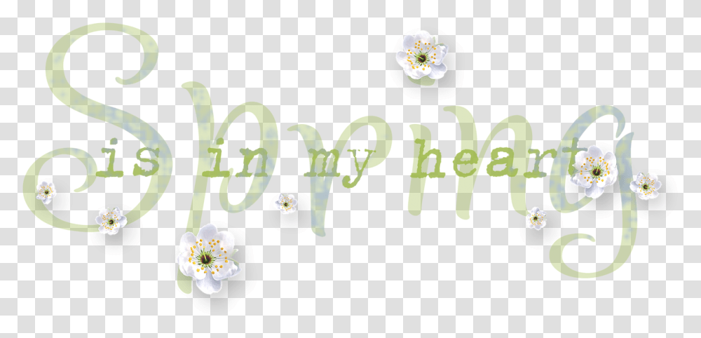 Wordart The Inscription Spring Calligraphy, Plant, Floral Design, Pattern Transparent Png