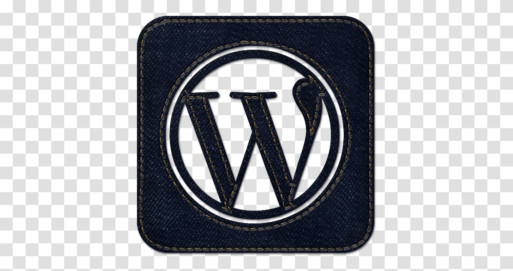 Wordpress Jean Social Logo Square Denim Icon Web Design Wordpress, Trademark, Emblem Transparent Png
